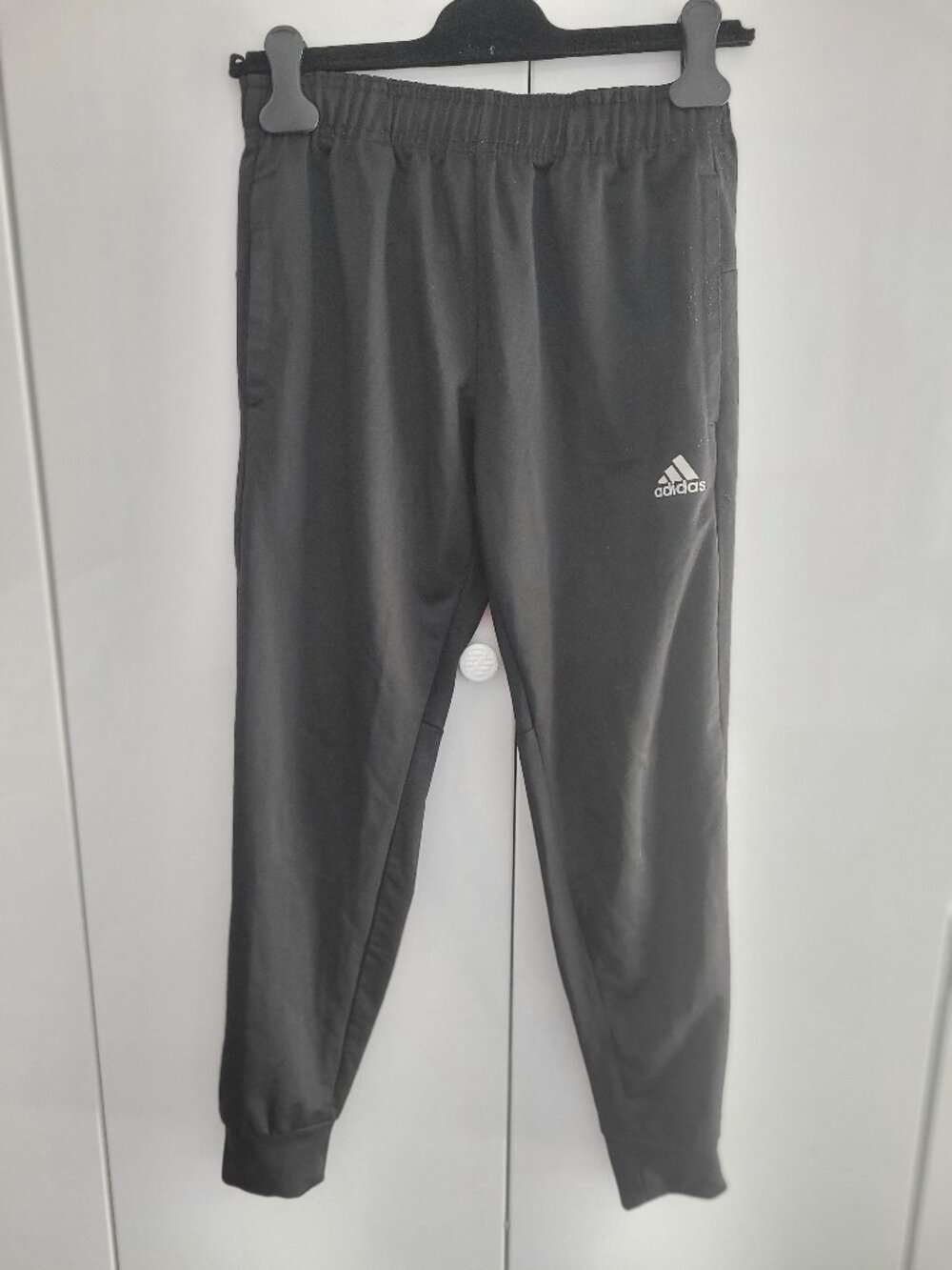 Adidas Boys Black Track Pants Size M